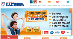 Desktop Screenshot of mercadinhopiratininga.com.br